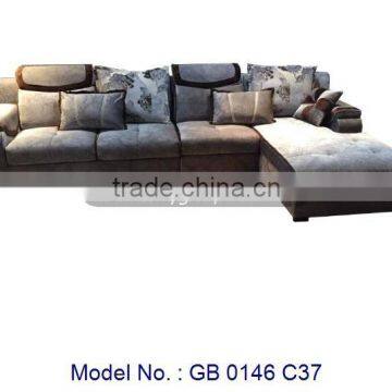 contemporary sofa set, l-shape sofa for indoor house furniture