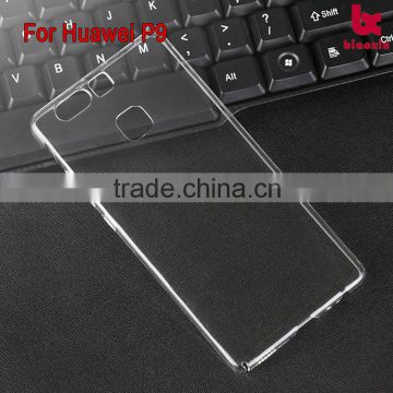 For Huawei P9 transparent hard back cover, customer design pattern for Huawei P9 cover