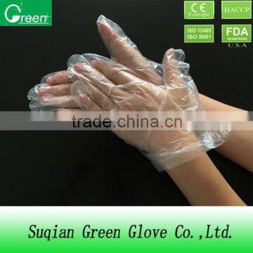 disposable clear plastic PE Gloves