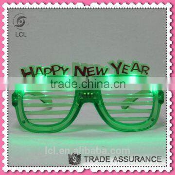 New year party supplies, Light glasses LED glasses 6 Lights Shutter Glasses Nightclub Bar