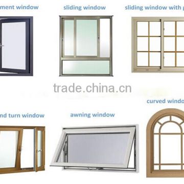 Aluminium windows different open way