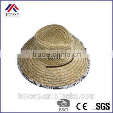 Traditional Straw Hat Summer Large Brim Straw Hat photo-6