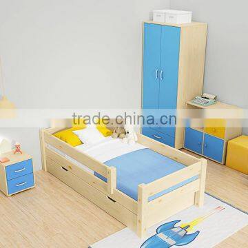10% Discount Hot Selling Solid Wood Design Children Bed With Storage