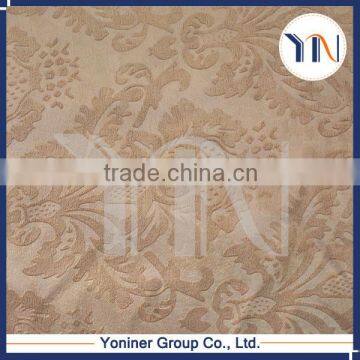 single side velvet strip embossed curtain fabric