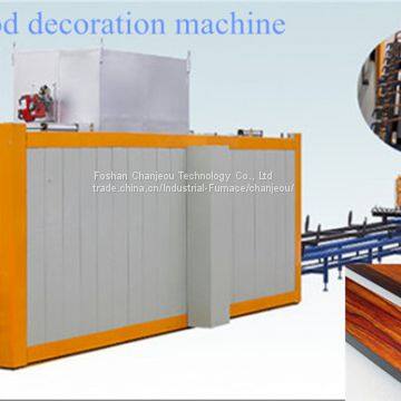 wood grain decoration machine
