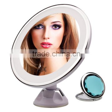 LED makeup mirror Lighted cosmetic vanity mirror with smart mirror