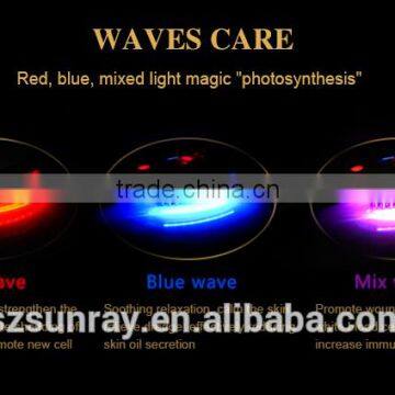 China Manufacturer Vibrating Massage Colorful Waves Hair Regrowth Comb for Hair Dye photo-2