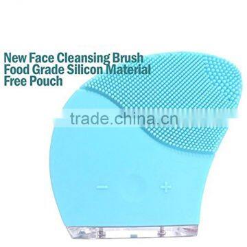 Sonic Facial Cleansing System Silicone Cleanser and Exfoliating Face Brush Massager photo-3