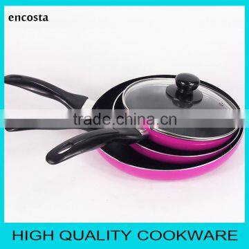 New Style Pink Aluminum Non-Stick Frying Pan As Seen On Tv