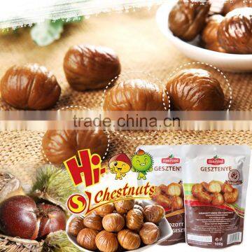 Organic snack ready to eat chestnuts---KOSHER and HALAL Food