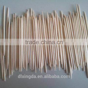 2.0*65mm Disposable Double Point Birch Wooden Toothpicks