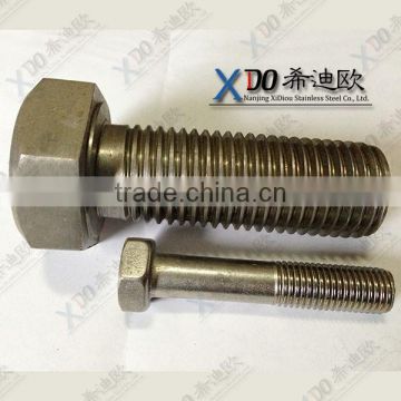 alloy20 industrial bolts and nuts hex bolt uns n08020 M39X180