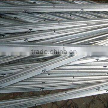 Hot sale 8mm galvanized vineyard post factory price