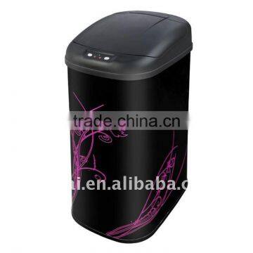 Plastic Sensor Trash Bin automatic trash can auto open trash can Hand Free-KSLD-3-15L one touch dustbin