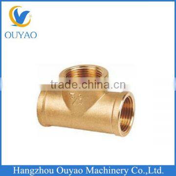 CNC Machined Brass Tee Fittings