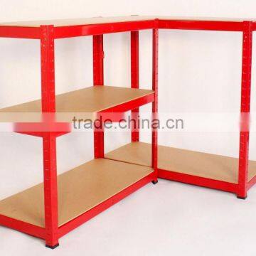 MDF board metal storage rack shelf