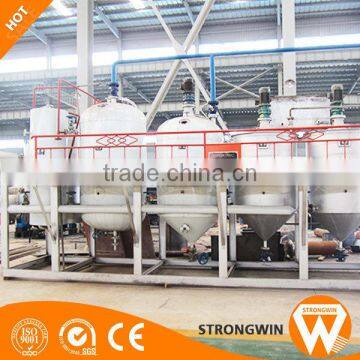 Bangladesh 50TPD rice bran oil refining equipment plant