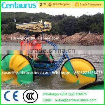 Salt water use 3 wheels sea tricycle from china with colorful wheels