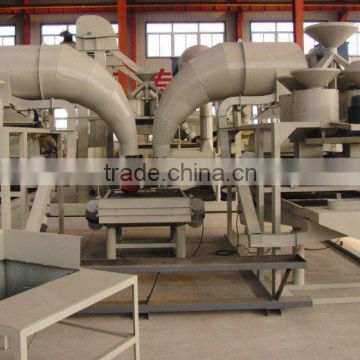 Low electricity consumption buckwheat hulling processing equipments