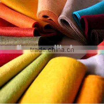 Colourful fabric of Woolen Felt