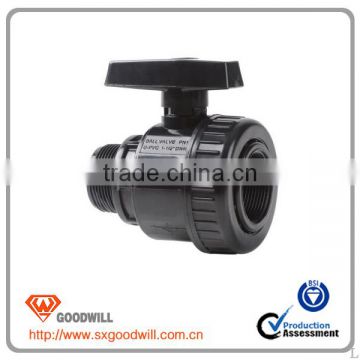 plastic single union ball valve