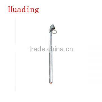 HEAVY-DUTY DUAL-HEAD TIRE GUAGE Metal head ,metal body.2 side plastic bar. Calibrated:10-150LBS Scales selection (bar.kpa.kg/