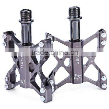 SETSAIL 068 Anti-skid Ultralight Stronger Aluminun Alloy MTB BMX Pedals Flat With Butterfly Shape Road Bicycle Accessories Parts photo-2