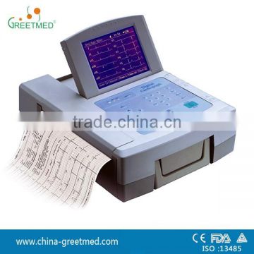 12 channel interpretive electrocardiograph portable ecg machine