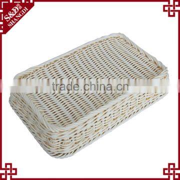 Wholesales Beautiful Plastic Hand Basket for Storage Hotel Toiletries Clean Tool