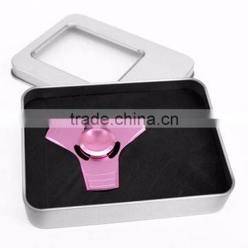 New Arrival Relieve Stress EDC Finger Gyro Aluminum Alloy Hand Spinner Toy photo-4