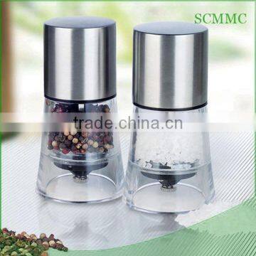 Manual Acrylic Salt And Pepper Mill