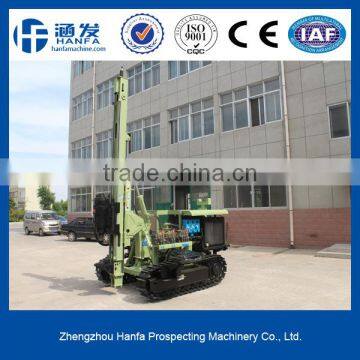 HF130Y hydraulic photovoltaic solar spiral pile drilling rig, crawler type