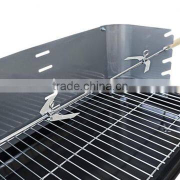 Large Enameled BBQ Grill Trolley photo-4