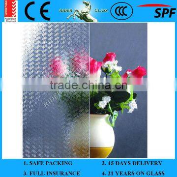 3.5mm Patterned/Rolled/Figured Glass(Gonshi; Rose; Raindown; Diamond; Mistlite; Oceanic; Chinchilla) photo-5