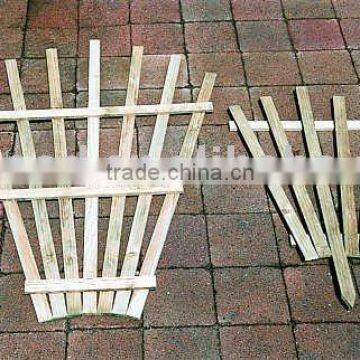 Wood Fan Trellis