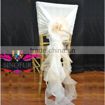 wedding chair cover accessories