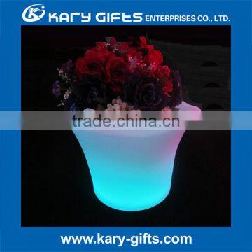 Cooler Ice Container Champagne Plastic LED Illuminated Ice Bucket photo-2