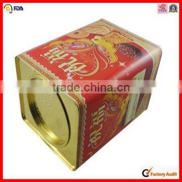 Bule Shoulder Lid Empty High Quality Custom Tin Box photo-5