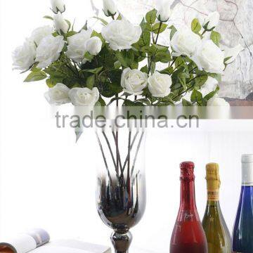 Moisturizing Feel Realistic Silk Roses Wedding Decoration Car Flower photo-3