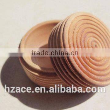 Wooden grain ring box