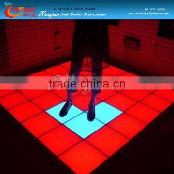 wholesale DMX control RGB colorful change panel light floor