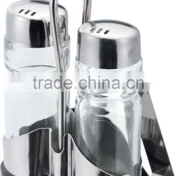 Wholes 3 Pieces Salt Shakers Kitchen Cruet Holder photo-2