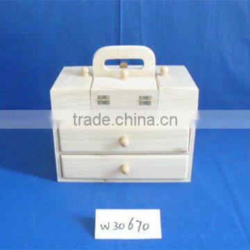 Handmade Feature Lightweight Wood Box With Handle Wooden Christmas Gift Box Wholesale photo-4