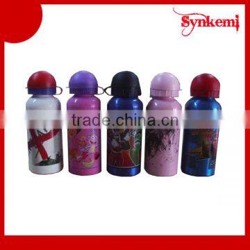 500ml Children aluminum water bottle with cap