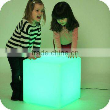 Glowing Light Cube Seat/ Led Cube Seat Lighting/ Illuminated Led Cube Lamp photo-2