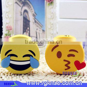 2016 christmas gift cute emoji unicorn power bank 2600mah, emoji power bank