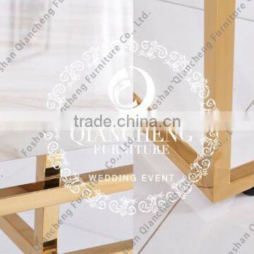 Simple Design 201 Golden Stainless Steel Rectangle Coffee Table photo-4