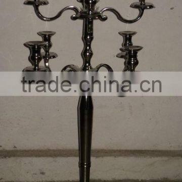 Aluminum 9 Arm Candelabra,Silver Plated 9 Arm Candelabra,Designer Nine Arm Candelabra,Nickel Plated Candelabras,Home Decoration