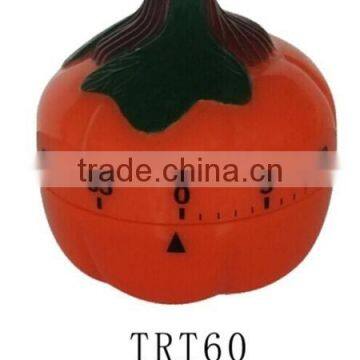 Plastic Pumpkin Shape Mechanical Countdown kitchen timer