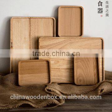 2016 Fashion Wooden Food Tray Custom Cheap Antique Wood Serving Tray Wholesale Fashion Food Tray photo-3